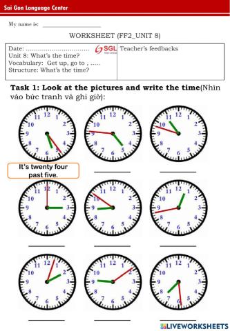 FF2 - Unit 8 - Marrow (16-7-2022)