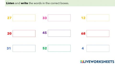 L9 - A26 - Verbs, Listening and Writing