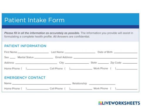 Medical Information Form