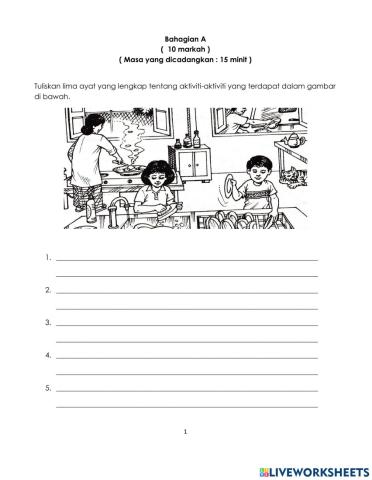 Bina ayat dan karangan