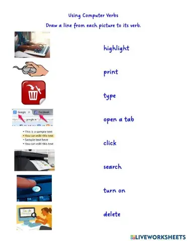 Using Computer Verbs