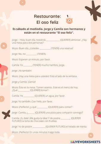 Restaurante el oso feliz