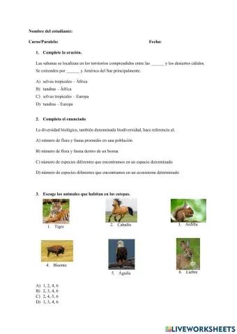 Los biomas del mundo - Biodiversidad