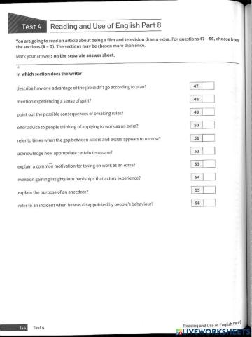 TESOL Exam practice Lesson 6