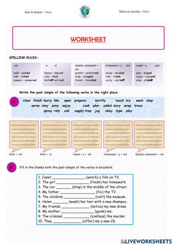Starters a1.2.5 worksheet 5