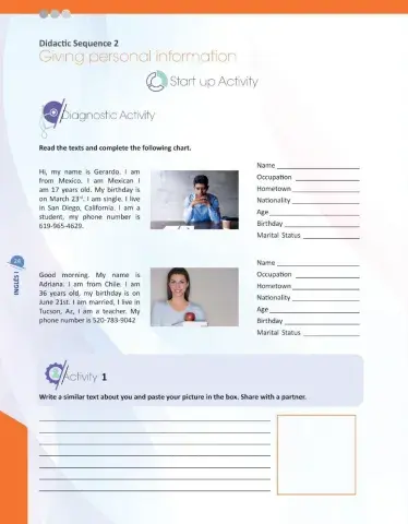 Personal information