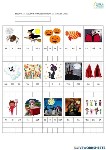 Paraules de Halloween