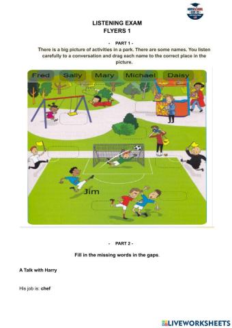 Flyers exam listening