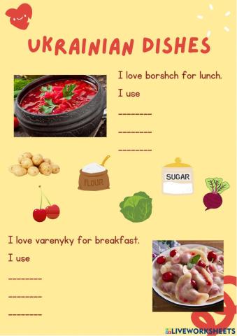 Ukrainian dishes