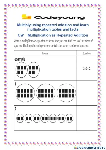 Multiplication as Repeated Addition