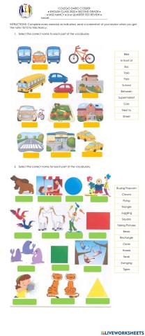 2nd grade 2quarter pre test