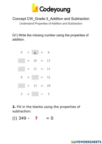 Addition properties