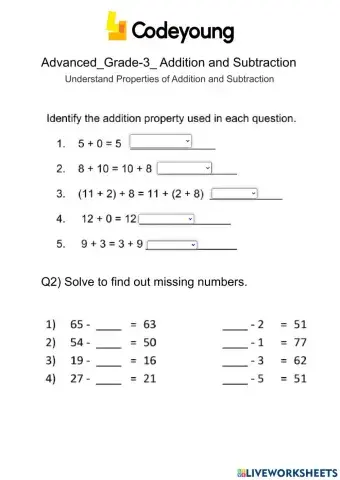 Add and sub properties