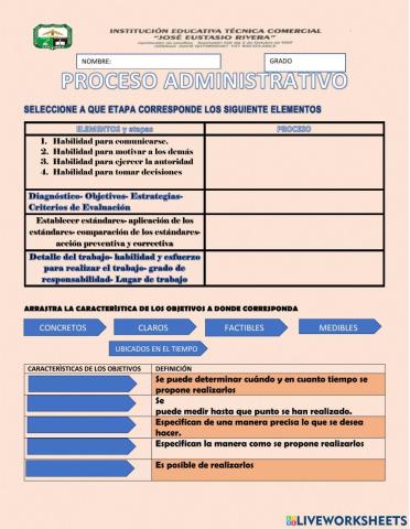 El proceso administrativo