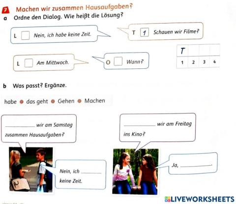 Was machst du am Wochenende