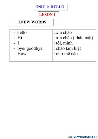 English 3- unit 1- lesson 1