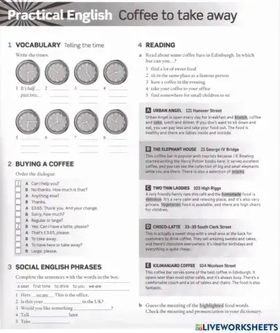 NEF elementary Coffe to take away