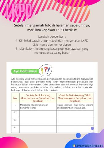 Lkpd 2 untuk PPKN tema 9