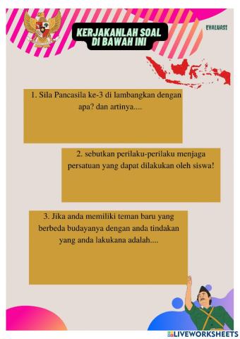 Lembar evaluasi bahan ajar ppkn