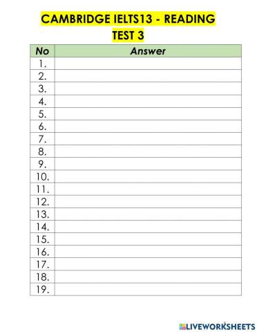 Cambridge 13 - Reading - Test 03