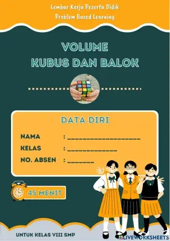 Volume kubus dan Balok