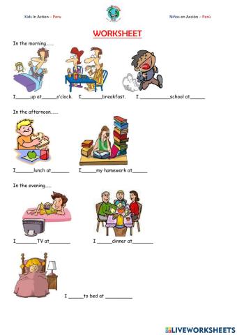 Worksheet starters a1.2.5 class 6