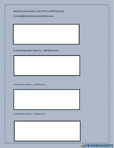 Describing your house 2