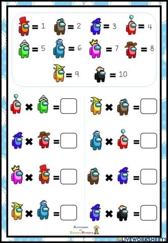 Tablas de multiplicar