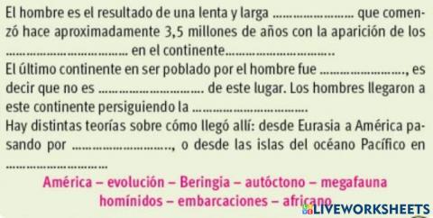 Poblamiento de América