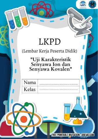 LKPD Home Experiment Ikatan Kimia