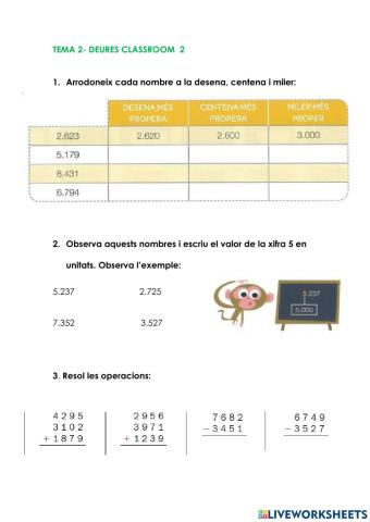 Deures Tema 2 classroom 2