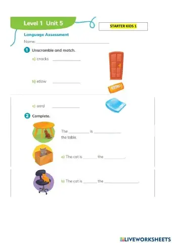 Starter kids 1- exam