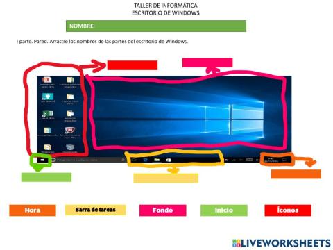 Taller escritorio de Windows