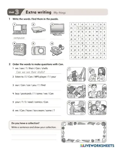 Movers 1 - Short test 3