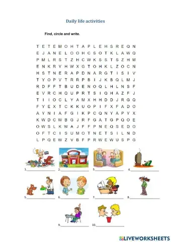 Daily life activities