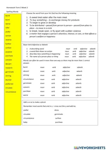 CHILL 5 Homework Term 3 Week 3