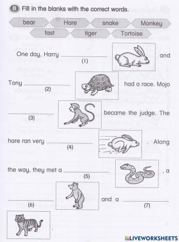 Reading comprehension - year 1 part 3