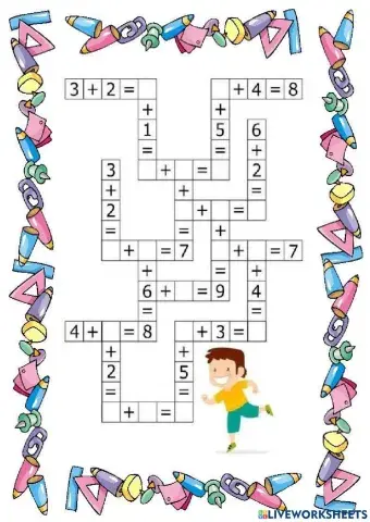 Crucigramas sumas y restas-12