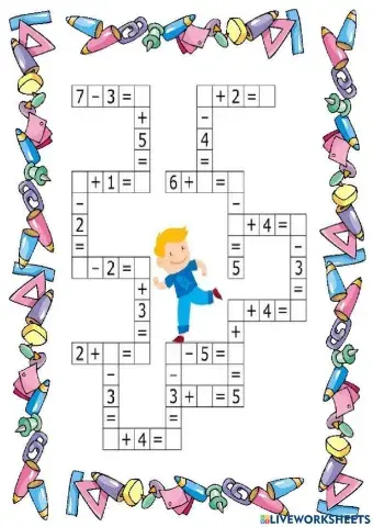 Crucigramas sumas y restas-13