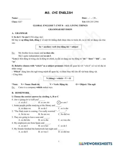 28.07.2022 - GE7 - U8 - Grammar revision
