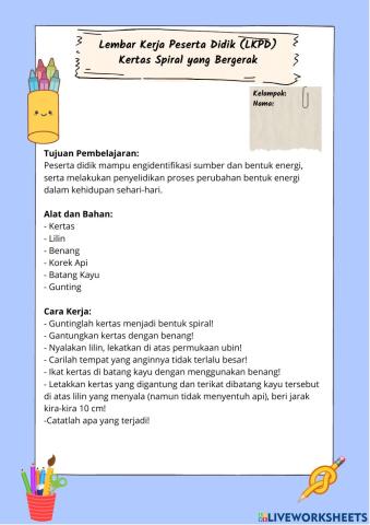 Energi dan Perubahannya