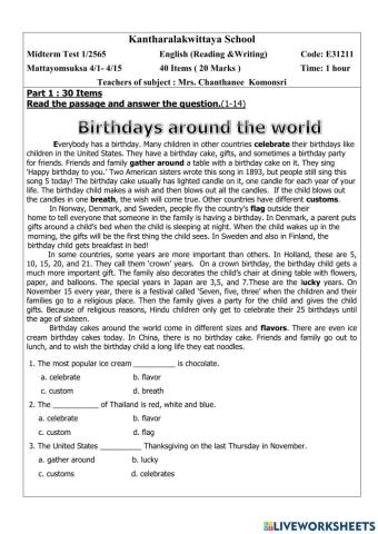 Midterm Test 1-65 E31211