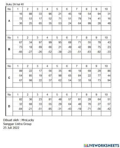 Penjumlahan dan Pengurangan puluhan 3 bar (1st)