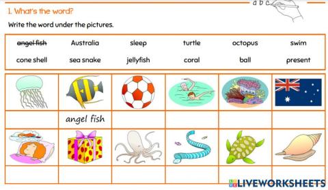 Angel! Look Out! British Council Worksheet
