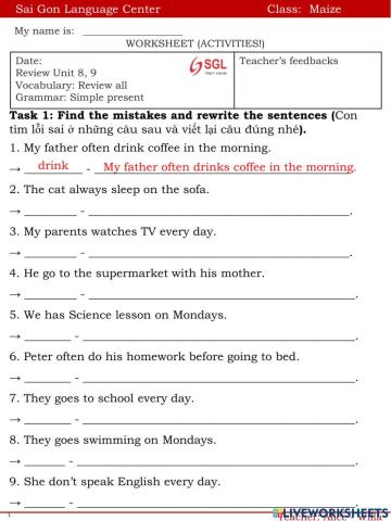 Where does she work?