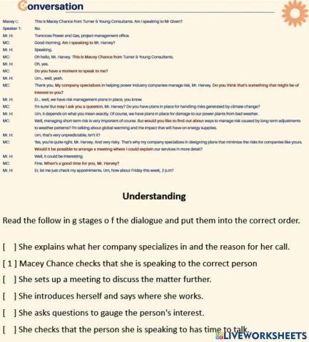 Checking Understanding