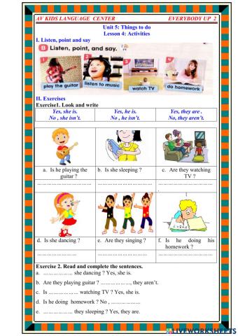 PBT Unit 5 Lesson 4 Up 2 - Mrs.Thuy