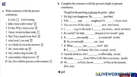 EF PRE INTER present simple and-or continuous