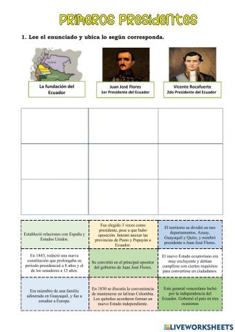 Primeros presidentes