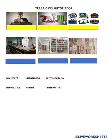 Trabajo del historiador